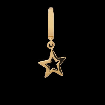 Stjerne charm i forgyldt sølv fra Christina Jewelry & Watches